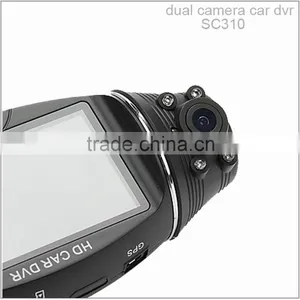 Dual Camera Lens 140 Degree Wide Angle SC310 Full HD Car Security Cam thumbnail-3