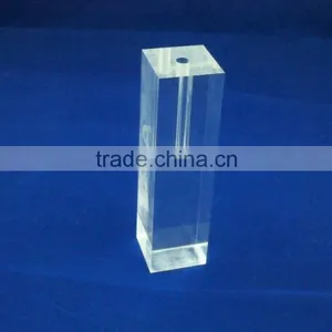 Flower Vase Insert of Hollow Acrylic Block thumbnail-1