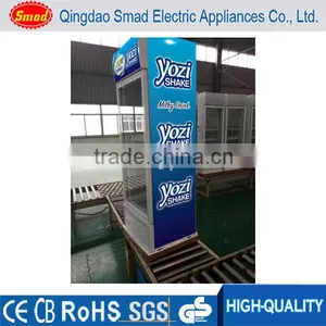 Refrigerated Produce Display Cooler Commercial Double Glass Door Refrigerator thumbnail-6