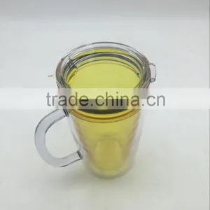 USA Best Seller Yellow 500ml BPA Free Double Wall With 20oz Tumbler Lid thumbnail-2
