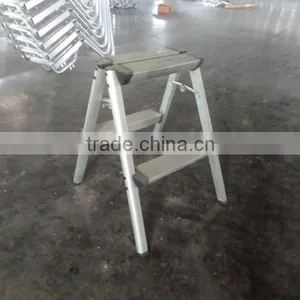 Foldable Two Step Aluminum Ladder thumbnail-1