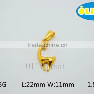 Olivia 2016 New Fashion Modern 316 Stainless Steel Cast Metal Lovely Rabbit Pendant thumbnail-6