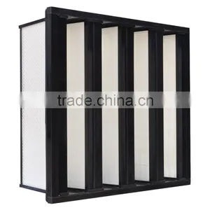 F6-F9 Compact Filter Plastci Frame V Bank Hepa Secondary Filter thumbnail-1