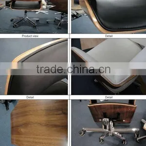 TOP Sale Office Chair With Rosewood Seat Frame Design Midium Back Office Chair, Swivel Office Furniture on Sale thumbnail-6