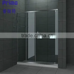 Cheap Price For Sale Glass Shower Enclosure With Stainless Steel Handle Customized For Acrylic Base thumbnail-1