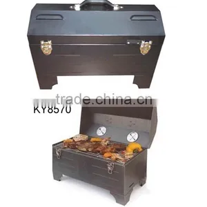 Heat Resistance Feature Portable Vertical Charcoal Grill thumbnail-3