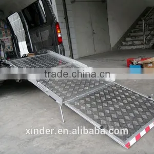BMWR-3 350kg Platform Folding Manual Wheelchair Ramp for Van thumbnail-2