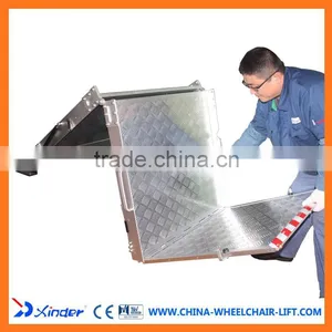 BMWR-3 Folding Manual Wheelchair Ramp for Van thumbnail-1