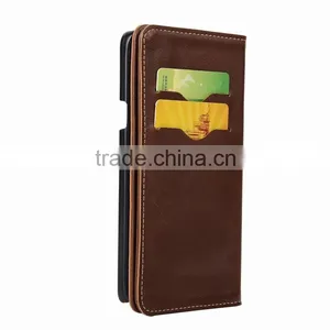 for Galaxy Note 5 Genuine Leather Case, Leather Case Pouch With Foldable Stand for Samsung Galaxy Note 5 thumbnail-2