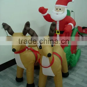 Christmas Santa in Sleigh thumbnail-1