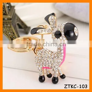 2014 Latest Animal Cute Mini Deer Key Chain, Gift Bag Pendant ZTKC-102 thumbnail-1