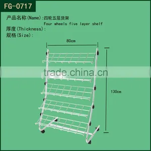Big Shop Display Shoes Stand Rack , 4 Layers Shoes Rack thumbnail-1
