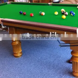 Slate+MDF Billiard Table, Auto Ball Return System Pool Table, OEM+ODM Billiard Table With Metal Adjusted Leg Level thumbnail-3