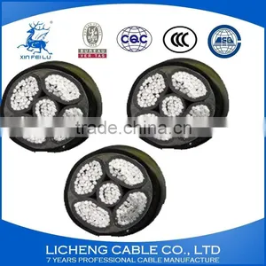 4*50+1*25mm2- Hot!!Chinese Cable Supplier Aluminum XLPE Insulated PVC Sheathed Construction Power Cable for Construction-YJLV thumbnail-5