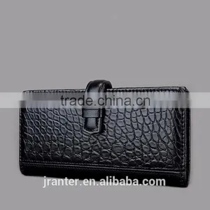 Luxury High-end Fashion Men Wallet Genuine Crocodile Leather Mens Long Wallet thumbnail-1