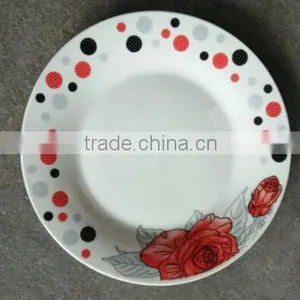 Shandong Linyi Porcelain Ware Factory Supply Cheap Ceramic Plates Dishes thumbnail-1