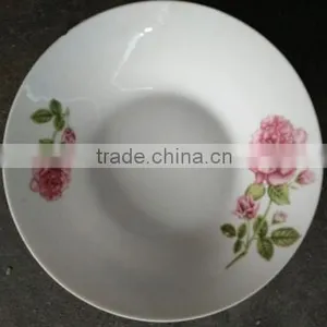 White Porcelain Plates For Restaurant, High Quality Ceramic Plates Soup Plate thumbnail-4