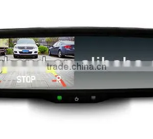 HOT! FACTORY PRODUCE!!! Rear View Mirror Car Monitor With Radar Sensors Color Option thumbnail-1