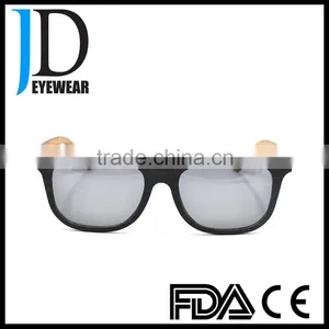 Custom Logo Square Laminated Wood Eyeglasses Polarized Wooden Sunglasses thumbnail-1