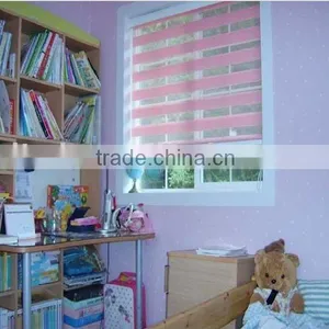 Children Safety Zebra Blinds Dual Layers Zebra Roller Blinds for Children's Room thumbnail-1