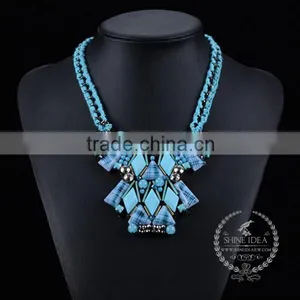 High Quality Vintage Acrylic Resin Chunky Statement Necklace Fashion Women Pendant Necklace 6390050 thumbnail-1