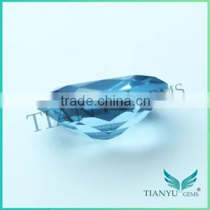 Factory Wholesale Price Egg Shape Sky Blue Spinel 109# thumbnail-3