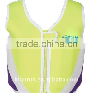 Children Front Zipper Neoprene Float Swim Vest thumbnail-1