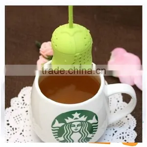 New Design Beauty Rose Silicone Tea Infuser thumbnail-6