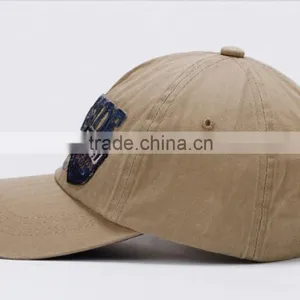 Custom Logo High Quality Flat Embroidery Washed Sports Caps thumbnail-5