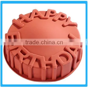 Large Capacity Happy Birthday Silicone Cake Mold thumbnail-1