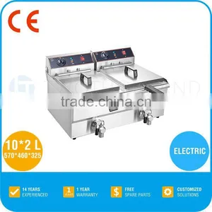 Fried Chicken Fryer Machine - CE, Electric, 10x2 Liters, 4000x2 Watt, TT-WE1260 thumbnail-1