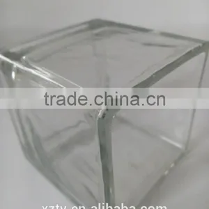 Length 80mm Square Candle Glass Holder thumbnail-1