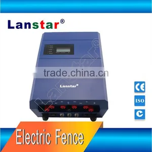 Triple Circuit 6 Lines Connection Electric Fence Energizer, With the Whole Set Installation Accessories thumbnail-2