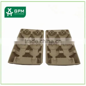 Biodegradable Cheap Paper Wine Glass Holder Tray thumbnail-1