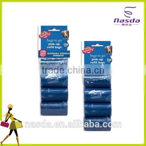 Dog Waste Pickup Bag Refill Pack, 120 Bags, Dark Blue thumbnail-1