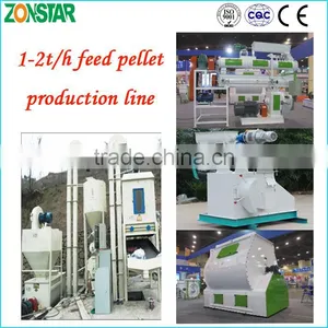 350 3-5T/H Poultry Feed Pellet Production Line /Feeding Equipment Line thumbnail-3