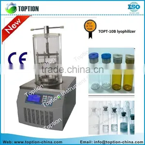 Laboratory Top Press Type Bench Top Vacuum Freeze Dryer TOPT-10B for Sale thumbnail-1