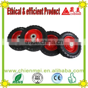 The Most Popular 7"X1.5 Rubber Wheel/Metal Rim Wheel/Pneumatic Wheels/Ruled Wheel thumbnail-4
