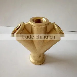 w Type Connection , Brass Threaded Tube Fitting thumbnail-1