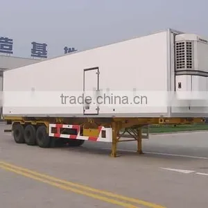 2axles 20ft Refrigerator Container Trailer,small Container Trailer,used Refrigerator Trailer thumbnail-1