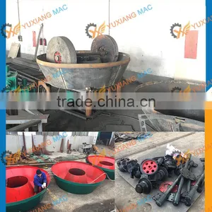 Yuxiang Machinery Gold Pan Mill Grinding Machine for Mineral Ore thumbnail-4