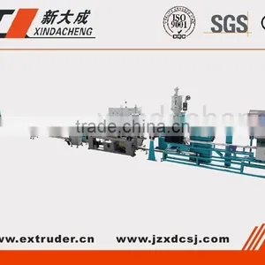 PE Plastic Drip Irrigation Pipe Making Machinery for Agriculture/Inside Round Dripper Drip Irrigation Pipe Manufacturing Machine thumbnail-1