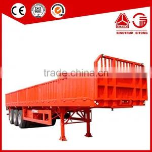Hot Sale 3 Axle Side Wall Semi Trailer/Good Transportation/Machine/Dropside Semi Trailer thumbnail-2