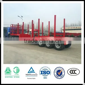 China Factory Supplier 3 Axle Forestry Timber Trailer thumbnail-1