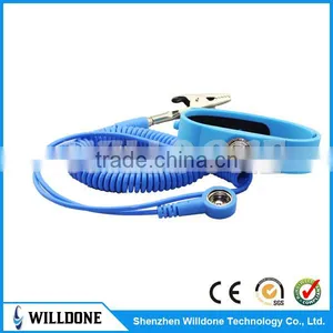 HOT SALE Cleanroom Silicon ESD Wrist Strap thumbnail-1