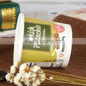 4 oz Foof Grade Ivory Board Yogurt/insaant Noodles Paper Bowl With Lid thumbnail-4