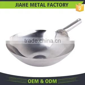 Hand Hammered Cookware Non Stick Best Stainless Steel Wok thumbnail-1