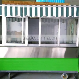 Customed Size Function Mobile Food Cart Kiosk Van Trailer for Sale,outdoor Food Cart ZQW-C2 thumbnail-3