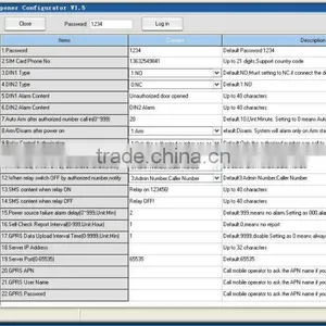 Wireless GSM GPRS 3G Access Control RFID Reader thumbnail-3