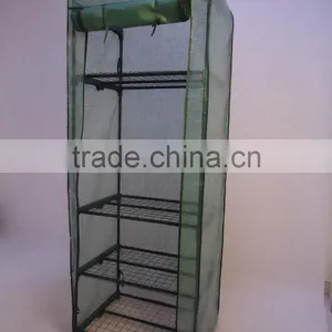 5 Tier Green PE Mash Cover Greenhouse thumbnail-3
